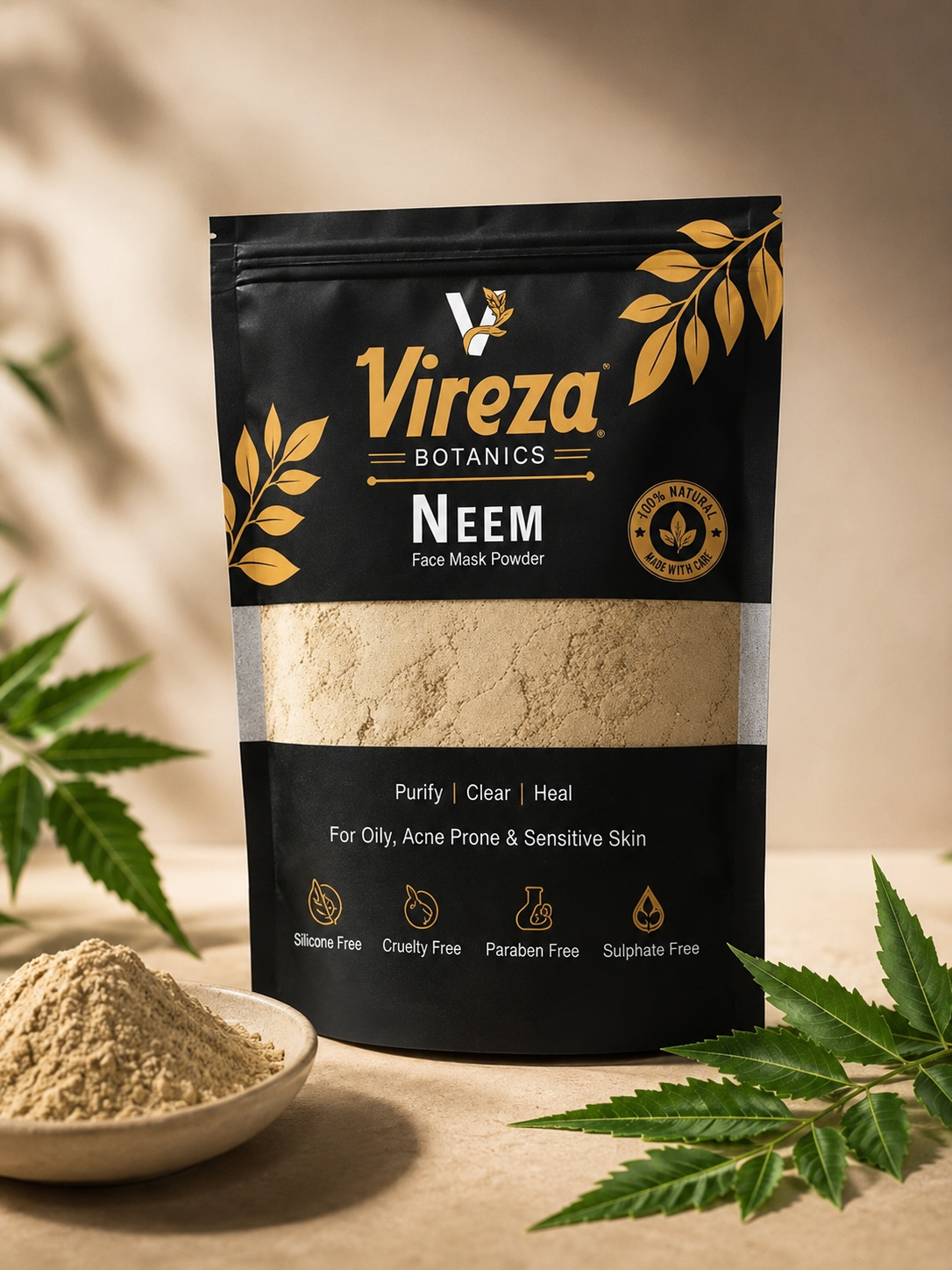 Vireza Neem Face Mask Powder